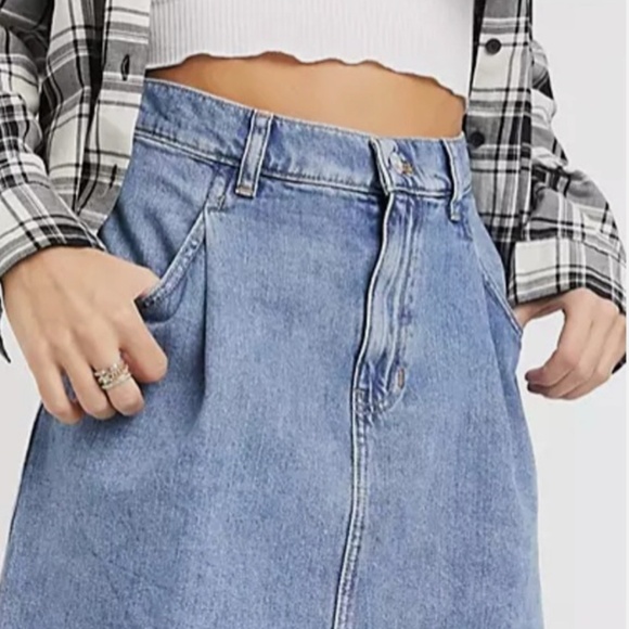 Free People Cosmico Jean Skirt size 27 - Picture 4 of 8